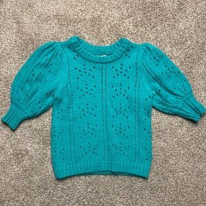 For Love & Lemons Brooke Pointelle sweater top